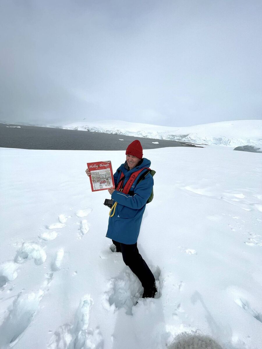 Tony Smith in Antarctica.