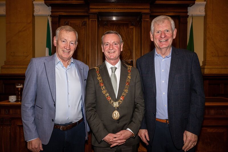 Frank Walsh, Lord Mayor Fergal Dennehy and Jim Murphy. Picture: Chani Anderson Frank Walsh, Lord Mayor Fergal Dennehy and Jim Murphy. Picture: Chani Anderson