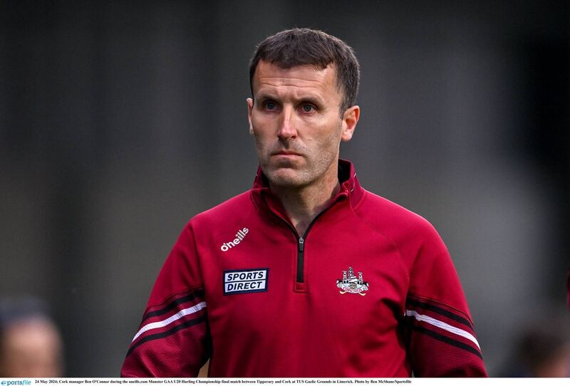Cork manager Ben O'Connor. Picture: Ben McShane/Sportsfile. Cork manager Ben O'Connor. Picture: Ben McShane/Sportsfile.