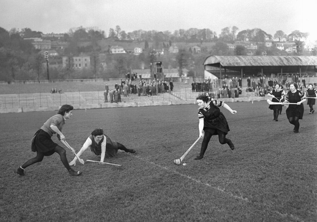 Glen Rovers battling Blackrock in the 1954 county final at the Athletic Grounds. Glen Rovers battling Blackrock in the 1954 county final at the Athletic Grounds.