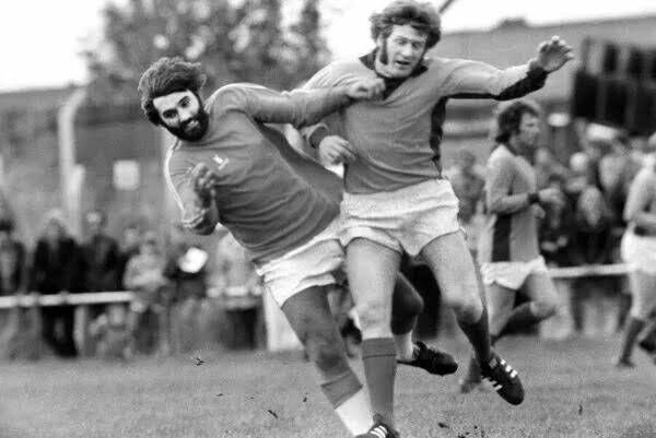 Paddy Shortt puts a tackle in to bring a mazy dribble by George Best to an end in the match against Dunstable Town in 1975. It was after this game that Best was first asked about the possibility of playing for Cork Celtic. Paddy Shortt puts a tackle in to bring a mazy dribble by George Best to an end in the match against Dunstable Town in 1975. It was after this game that Best was first asked about the possibility of playing for Cork Celtic.