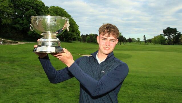 <p>John Doyle pictured after winning the Munster Stroke Play in Cork Golf Club in May. Picture: Niall O'Shea</p>
