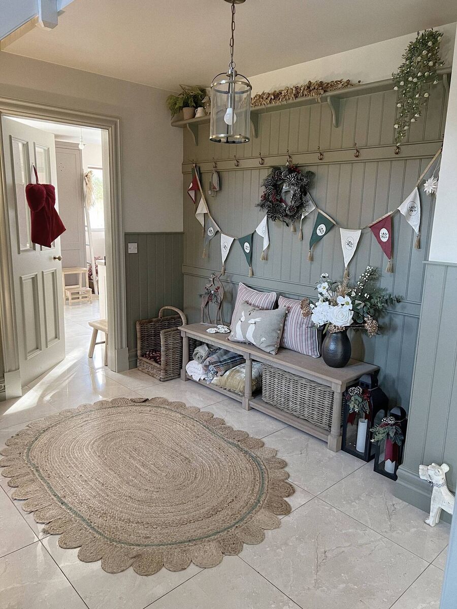 Flowers are featured through the home that Jessica shares with her husband and her son.