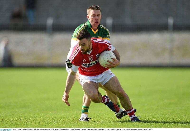 Colm O'Driscoll on the move for Cork. Picture: Diarmuid Greene/Sportsfile Colm O'Driscoll on the move for Cork. Picture: Diarmuid Greene/Sportsfile