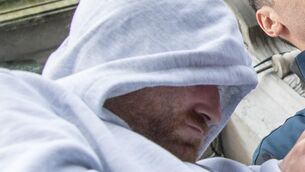 <p>Dylan Magee leaving the Bridewell Garda Station, Cork. Picture Dan Linehan</p>