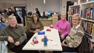 <p>Mary Walsh, Theresa Dineen, Mary Neville and Liz Neville playing bridge in Macroom. </p>