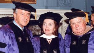 <p class="contextmenu internal_Caption">Albert Reynolds, Loretta Brennan Glucksman and Lewis L. Glucksman at the opening of Glucksman Ireland House, New York University, in April, 1993</p> <p class="contextmenu internal_Caption">Albert Reynolds, Loretta Brennan Glucksman and Lewis L. Glucksman at the opening of Glucksman Ireland House, New York University, in April, 1993</p>