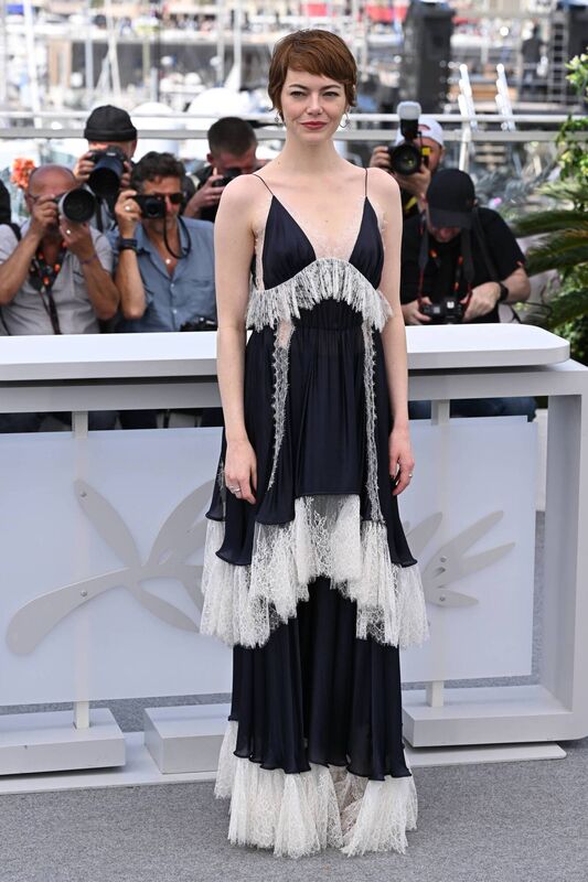 Emma Stone in Cannes. Picture: Doug Peters/PA