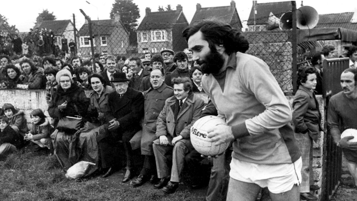 George Best turning out for Cork Celtic at Turner's Cross.