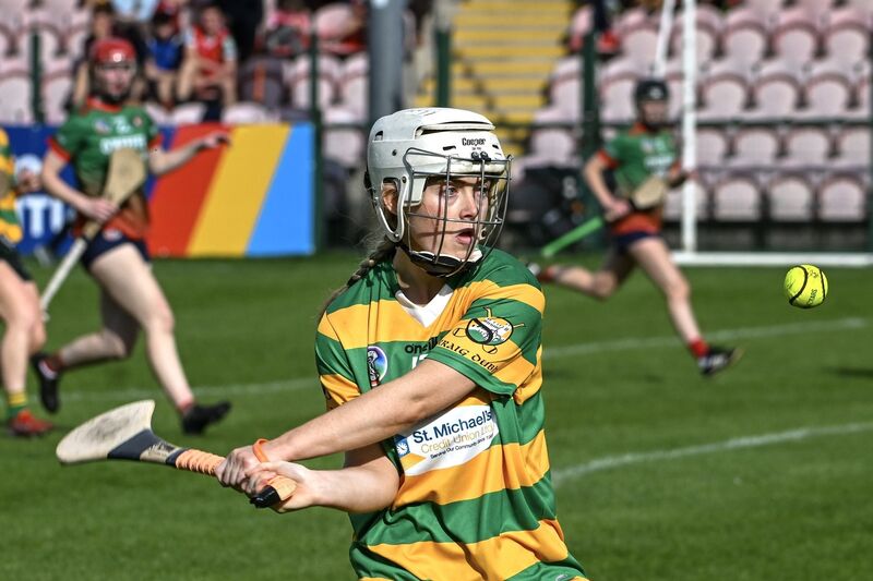 Hayley Ryan had another outstanding season for Blackrock and joined McCartan at the top of the championship scoring charts. Picture: Chani Anderson