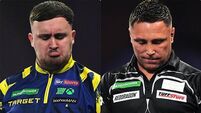 Defending champion Luke Littler cruises past David Davies as Gerwyn Price exits