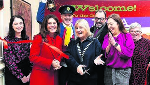 <p class="contextmenu internal_Caption">Mayor of the County of Cork, Cllr Mary Linehan Foley, at the opening of the Cobh Santa Express in Cobh Heritage Centre earlier this month. Also pictured are Lauren McGeough, Cobh Heritage Centre; Johanna Murphy, Cobh Heritage Centre Board Member; Damien Punch, Train Conductor; Colin Moorehead, Cobh &amp; Harbour Chamber; Breda Keane Shortt, Cobh Heritage Centre, and Noreen Brennan, Cork County Council. 	<span class="contextmenu emphasis CaptionCredit">Picture: Alison Miles / OSM PHOTO</span>
            </p>
