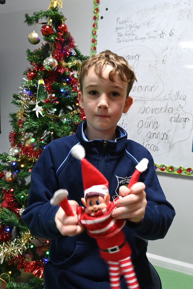 Eoin Lynch (7) of Scoil Niocláis. Picture: Larry Cummins