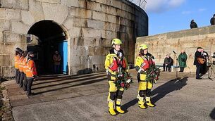 Hundreds gather to mark 130th anniversary of 15 men who drowned on Dún Laoghaire lifeboat