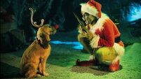 The Grinch Played By Jim Carrey Conspires With His Dog Max To Deprive The Who's Of Thei