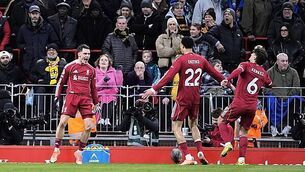 Florian Wirtz nets first goal for Liverpool in nervy win over bottom side Wolves