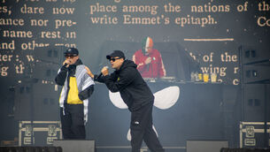 Kneecap gig at London's Finsbury Park