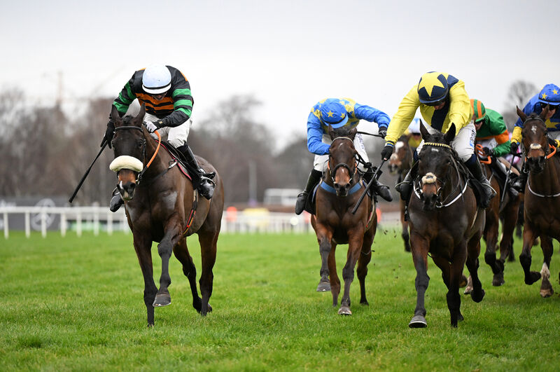 The Nagger Reidy and Michael Kenneally (left) win for trainer Sonny Carey. Picture: Healy Racing