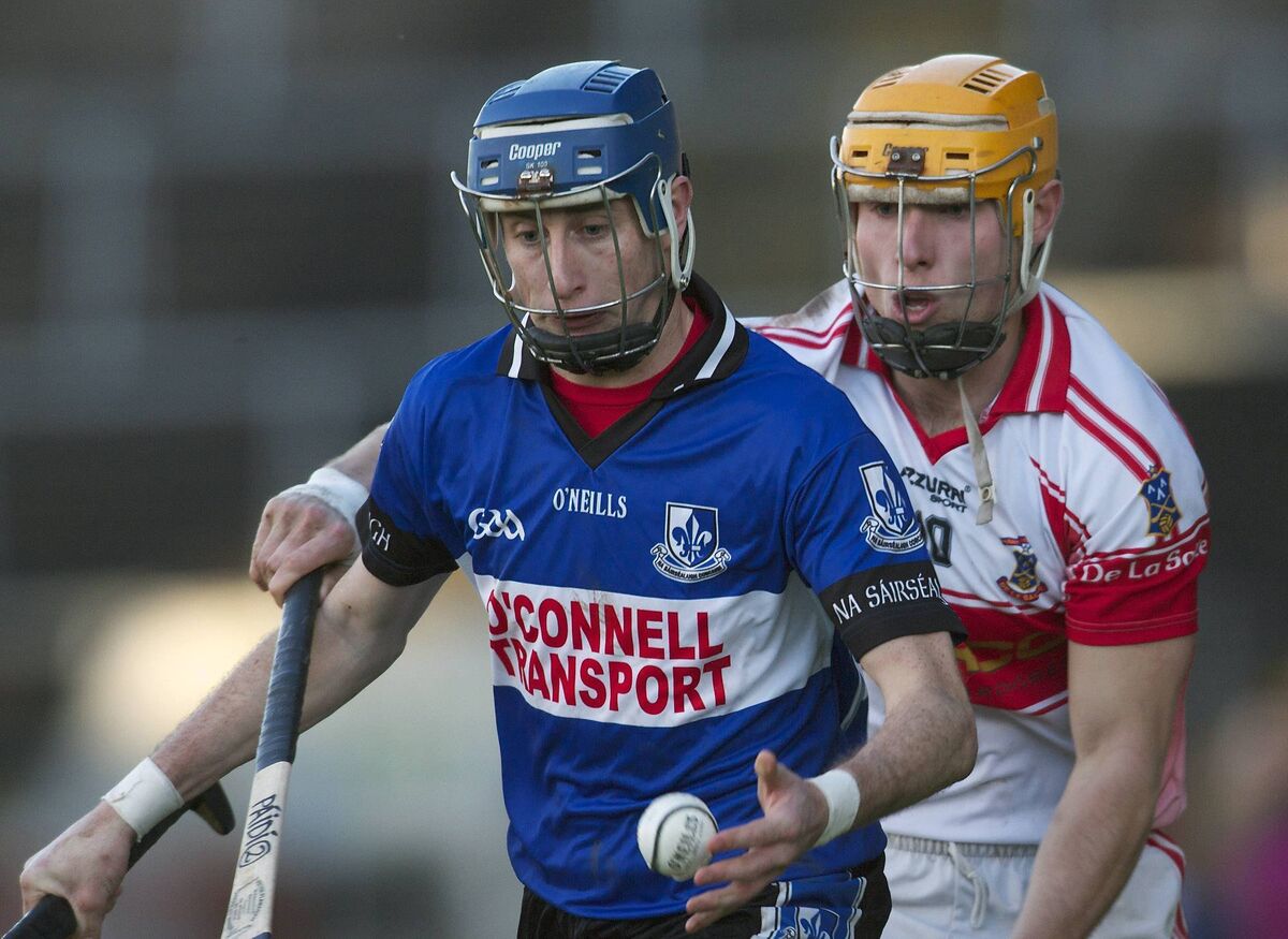 Sarsfields vs De La Salle. Sarsfields Ray Ryan and De La Salle's Paidi Nevin. Mandatory Credit ¬©INPHO/Neil Danton