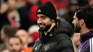 Ruben Amorim says Bruno Fernandes is itching to return for Manchester United Ruben Amorim says Bruno Fernandes is itching to return for Manchester United