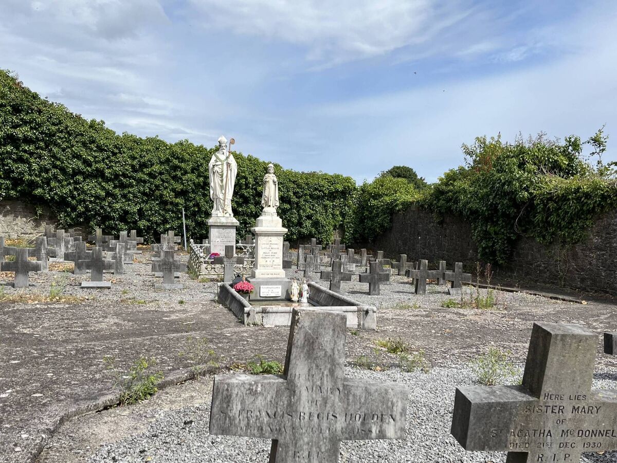 The grave of Ellen Organ, "Little Nellie of Holy God", in the nuns' graveyard on the Good Shepherd site in Sunday's Well. Picture: Donal O'Keeffe 