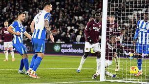 West Ham watch relegation lifeline slip away in entertaining draw with Brighton West Ham watch relegation lifeline slip away in entertaining draw with Brighton