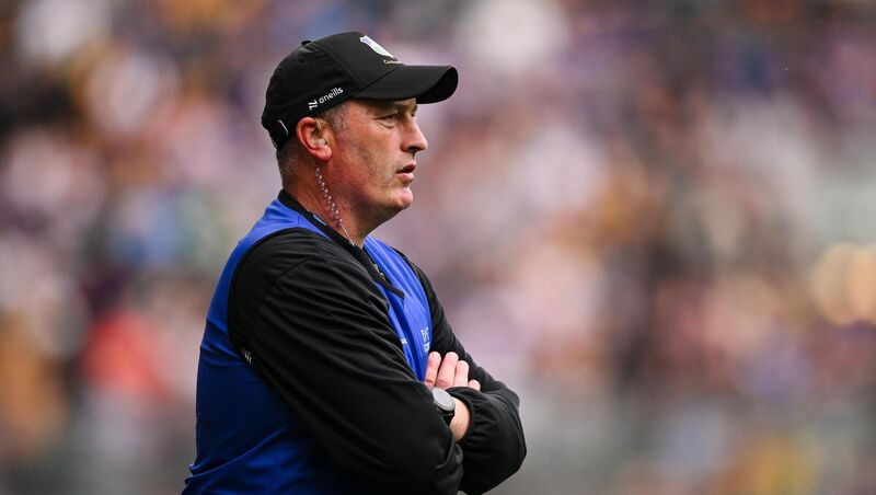 Tipperary manager Liam Cahill during the GAA Hurling All-Ireland Senior Championship semi-final match between Kilkenny and Tipperary at Croke Park in Dublin. Photo by Ramsey Cardy/Sportsfile