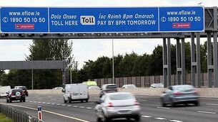 New toll charges come into effect on Thursday including Port Tunnel and M50