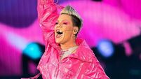 Singer Pink rings in new year from hospital bed after surgery