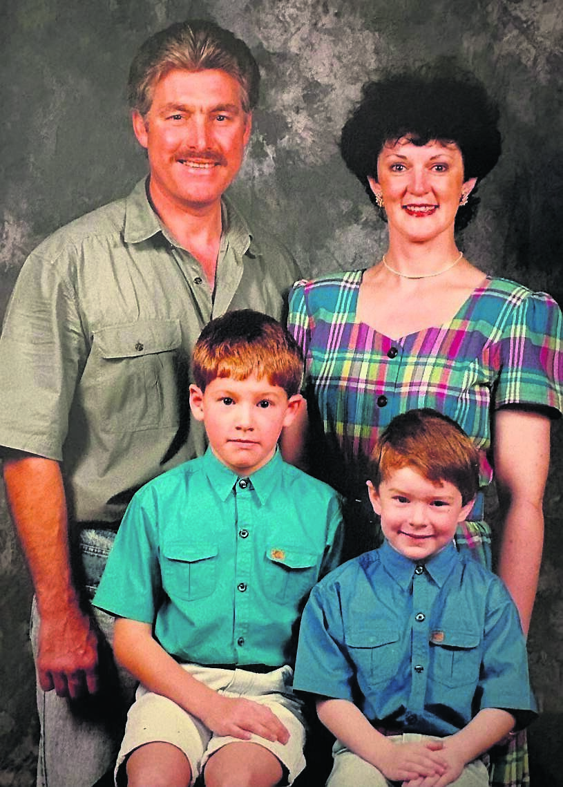 Richard Gordon as a child with his brother Christopher and their parents Garry and Norah. Richard lost all three of them in just a few years