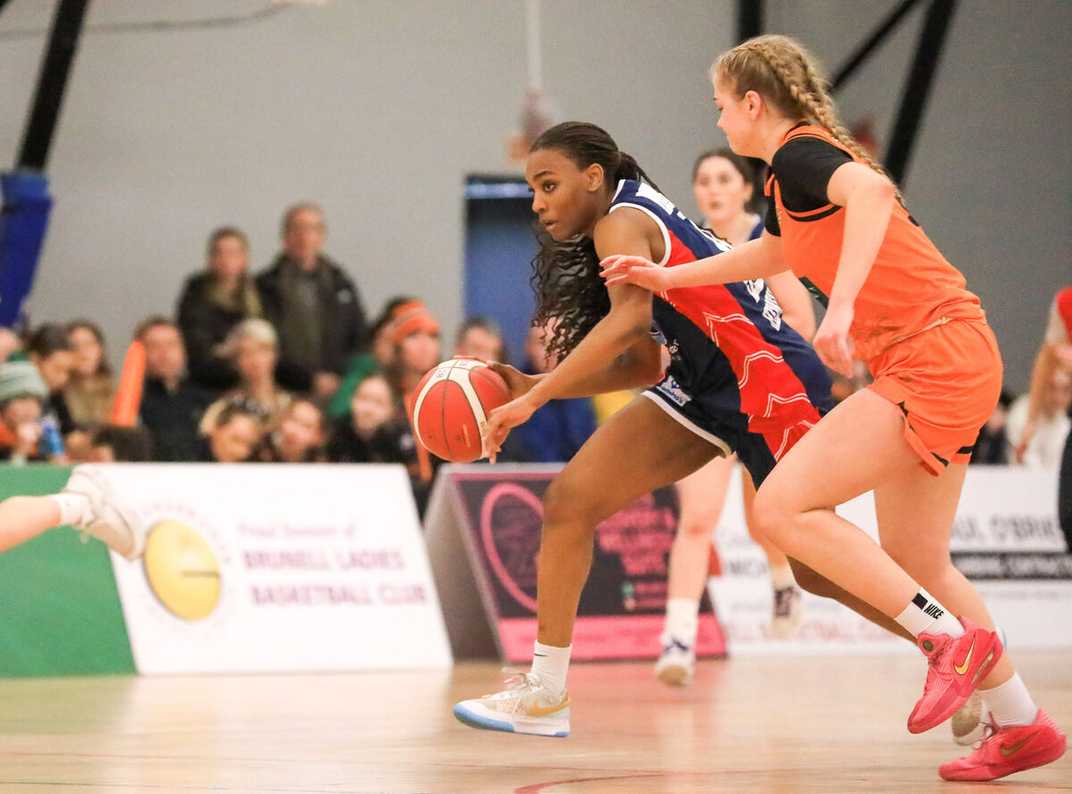 Brunell's Francesca Kyamageco breaks through the Kilkenny defence during the U18 Womens National Cup Semi Final between Gurranabraher Credit Union Brunell and Kilkenny Stars at the Parochial Hall, Cork. - Picture: David Creedon