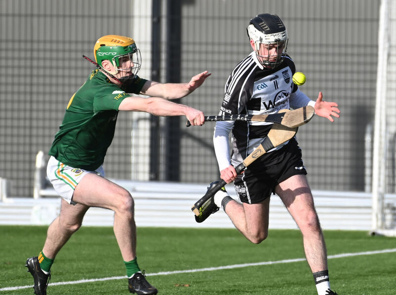 Donoughmore's Darragh Lawton is tackled by Cobh's Aaron Murphy. Picture: Eddie O'Hare
