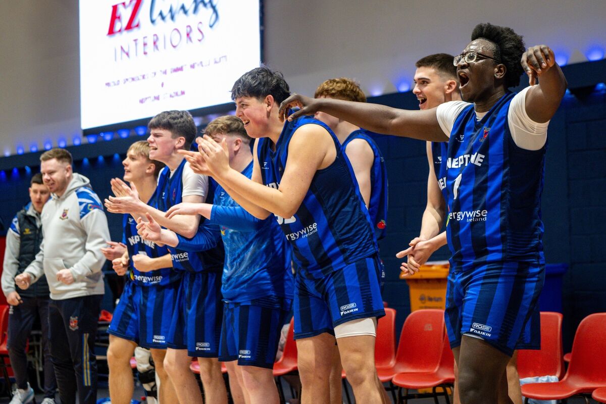 Neptune players celebrate a score during the U20 win Picture: Chani Anderson