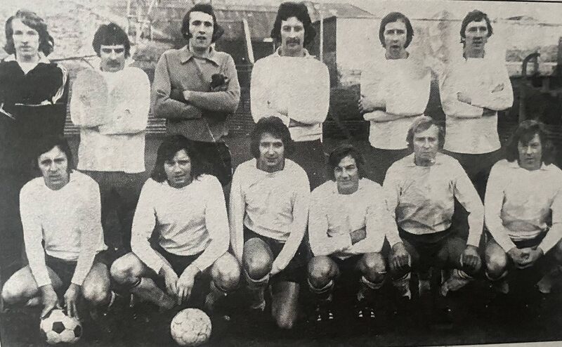 Cork Hibernians (1975/76): Back: Paddy O’Sullivan, John Lawson, Ger Spillane, John Trainor, John Brohan, Noel O’Mahony. Front: Dave Kirby, Martin Sheehan (c), Harry Kirk, Dave Wigginton (RIP), Sonny Sweeney, Kevin Tully. Cork Hibernians (1975/76): Back: Paddy O’Sullivan, John Lawson, Ger Spillane, John Trainor, John Brohan, Noel O’Mahony. Front: Dave Kirby, Martin Sheehan (c), Harry Kirk, Dave Wigginton (RIP), Sonny Sweeney, Kevin Tully.