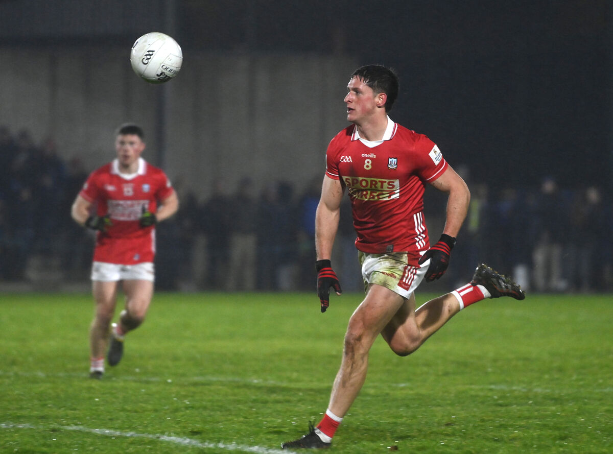  Cork midfielder Colm O'Callaghan starts an attack against Tipperary. Picture: Larry Cummins