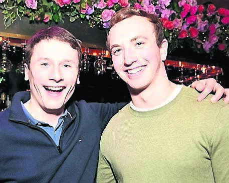 Billy Hennessy, St Finbarr’s football, and Michael O’Halloran, Blackrock hurling, award winners at the Reardens GAA All-Star awards.