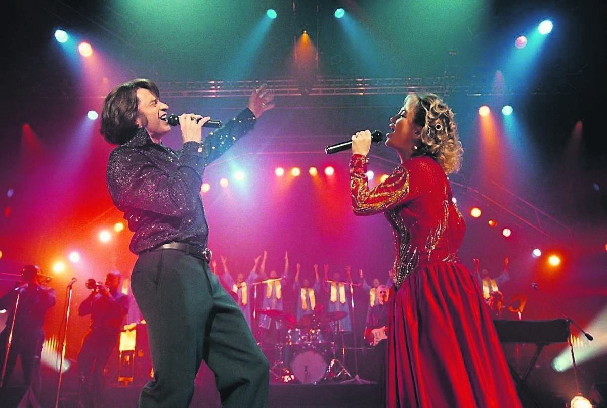 Musical drama Song Sung Blue, starring Hugh Jackman and Kate Hudson, is in cinemas now. 	Picture: Courtesy of Focus Features
                    