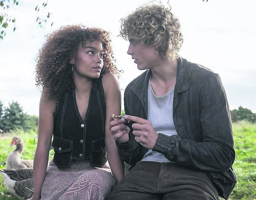 The Hunger Games: Sunrise on the Reaping, starring Joseph Zada as Haymitch Abernathy and Whitney Peak as Lenore Dove Baird, is set to be released in November.
                         	Picture: Murray Close/Lionsgate
                    