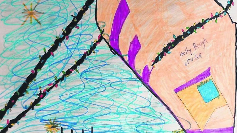 And the winner of the 2025 Holly Bough colouring comp is...