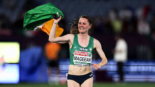 Inpho Ciara Mageean celebrates winning 9/6/2024