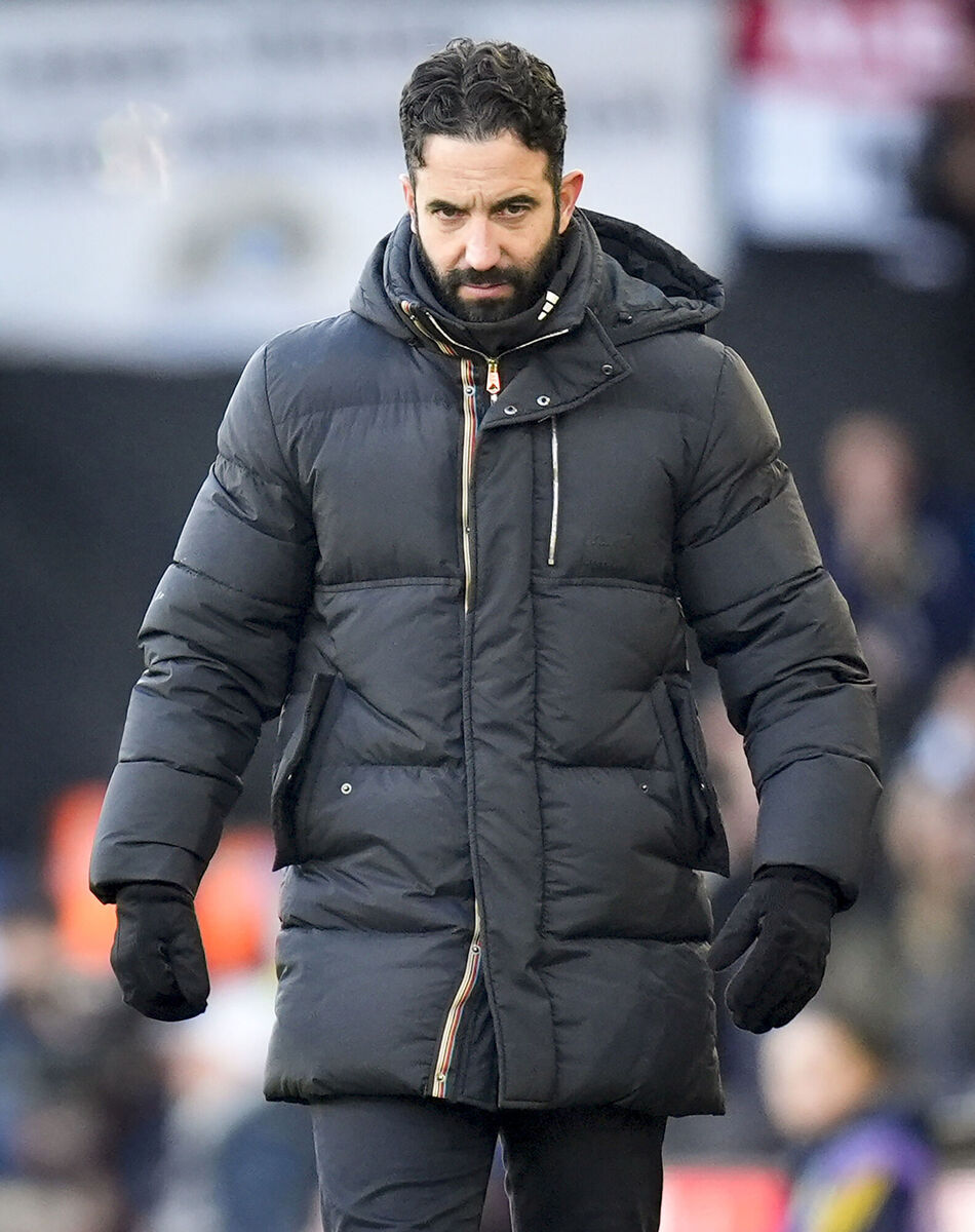 Manchester United manager Ruben Amorim, during the Premier League match at Elland Road, Leeds. Last Sunday. Picture : Danny Lawson/PA Wire