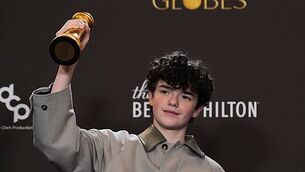 Adolescence star Owen Cooper salutes Liverpool FC after winning Golden Globe