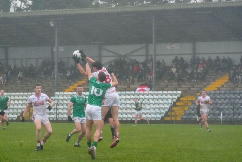 Limerick's Eliah Riordan challenges Cork's Seán Dore last week. Picture: Noel Sweeney Limerick's Eliah Riordan challenges Cork's Seán Dore last week. Picture: Noel Sweeney