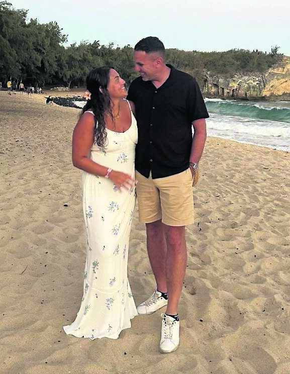 Cork man David O’Keeffe with his wife Jessica