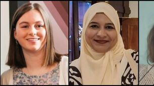 <p>Sinéad McMahon, Fahmeda Naheed, and Olivia Teahan are among 21 people from across the island of Ireland selected to take part in the Alice Academy for Activists.</p>