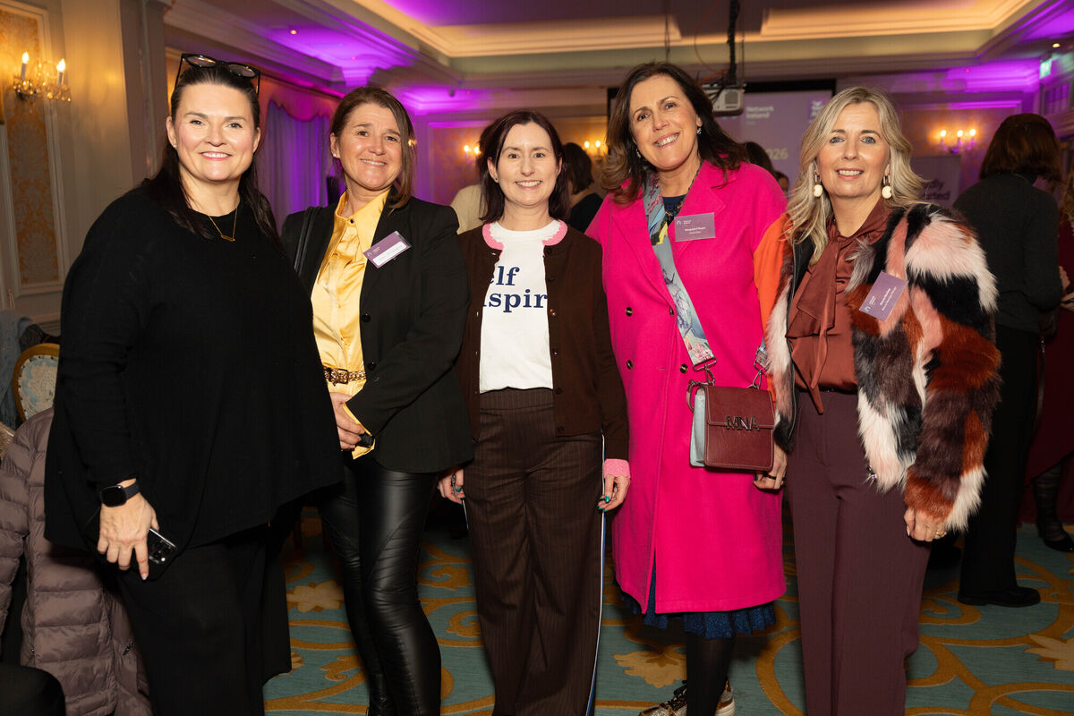Sian Horn, Elite Pilates, Helen O’Callaghan, Helen O’Callaghan Photography, Gillian Hennessy, Trickle Arts Centre, Margaret O’Regan, Event Plan and Maura Mackey, Maura Mackey Design at the Network Ireland Cork Branch January event titled Get Published in 2026 in the Imperial Hotel. 