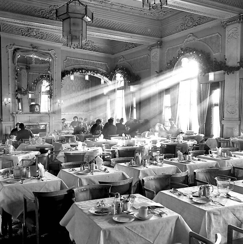 The Pavillion Cinema restaurant in 1958. A reader wants to know more about the Kellys who ran the cinema from the 1920s to the 1950s