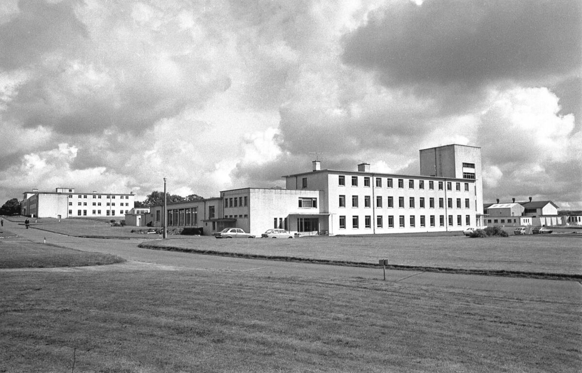 St. Stephens Hospital Sarsfields Court, Glanmire in 1974 and the site of the proposed new elective hospital for Cork city.