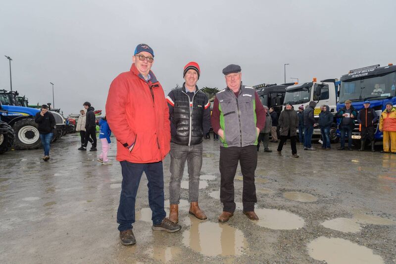 Michael Kirby, Martin O'Neill and DJ Dineen (all Caheragh).