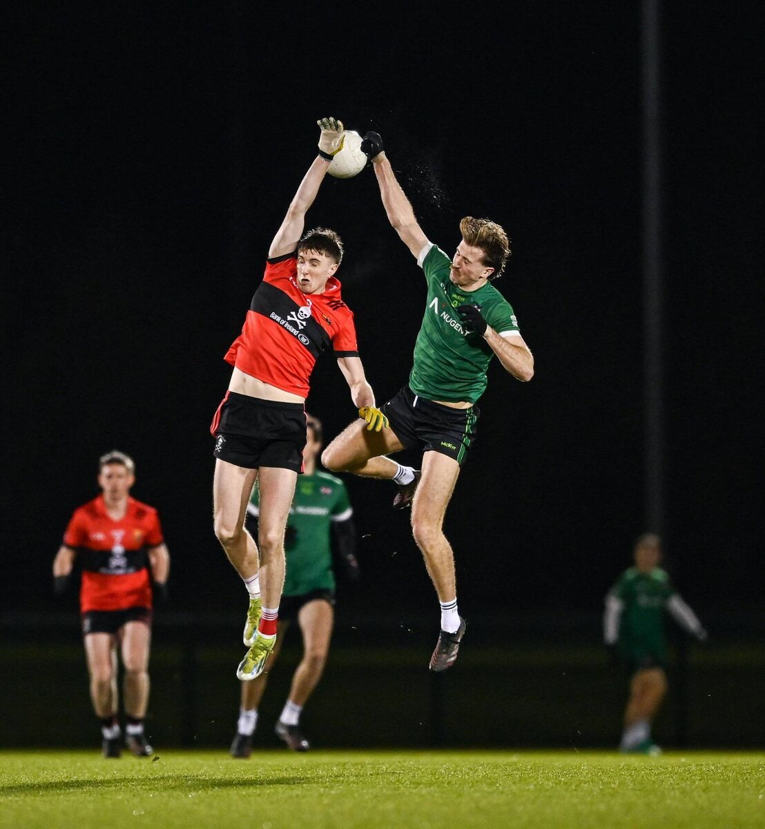 Tom Cunningham of UCC in action against Anton Tohill of Queen's University Belfast. Picture: Tyler Miller/Sportsfile Tom Cunningham of UCC in action against Anton Tohill of Queen's University Belfast. Picture: Tyler Miller/Sportsfile